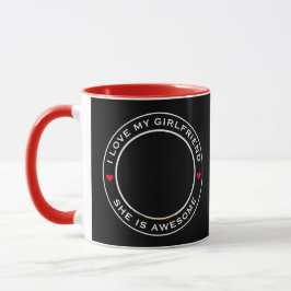 Foto Text Herz I Liebe Meine Phantastische Freundi Tasse