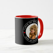 Foto Text Herz I Liebe Meine Phantastische Freundi Tasse (VorderseiteRechts)