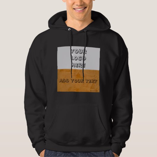Foto Text Logo Fett Grafik-Kapsel Hoodie (Vorderseite)