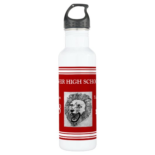 Foto-, Text-und Edelstahlflasche (Vorderseite)