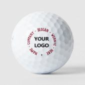 Foto-Text und Farbbälle - Briefmarke für benutzerd Golfball (Vorderseite)