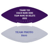 Foto, Text und Ihre Farben Personalisierter Fußbal Football (Paneele)