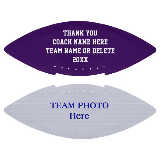 Foto, Text und Ihre Farben Personalisierter Fußbal Football (Paneele)