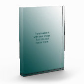 Foto-Textblock für personalisiertes benutzerdefini Fotoblock (Links)