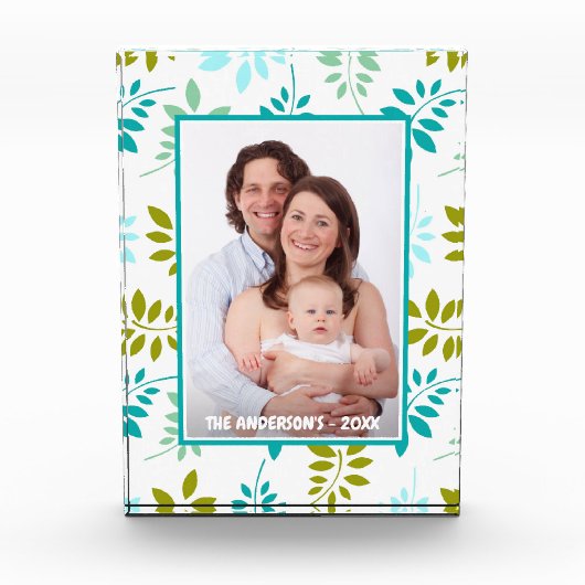 Foto-/Textleaf-Muster Fotoblock (Vorderseite)