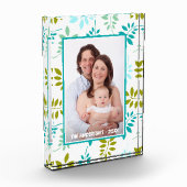 Foto-/Textleaf-Muster Fotoblock (Links)