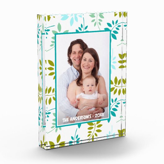 Foto-/Textleaf-Muster Fotoblock (Links)