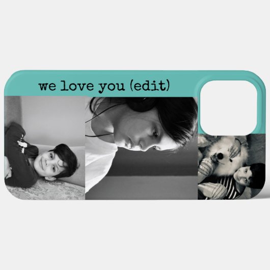 Foto Textvorlage Telefonzelle Case-Mate iPhone Hülle (Rückseite (Horizontal))