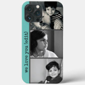 Foto Textvorlage Telefonzelle Case-Mate iPhone Hülle (Rückseite)