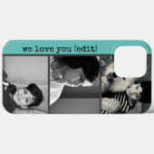 Foto Textvorlage Telefonzelle Case-Mate iPhone Hülle (Rückseite (Horizontal))