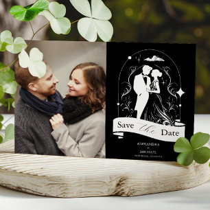 Foto The Lovers Tarot Card Hochzeit Save The Date