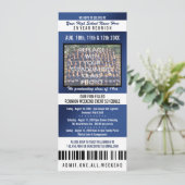 Foto Ticket Class Wiedersehen - Einladung (Stehend Vorderseite)