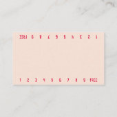 Foto Tidepool Bikini Barista Doppelzahl Kaffee Treuekarte (Rückseite)