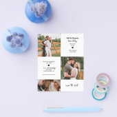 Foto Timeline Save the Date Flyer Haushalt (Einzeln)