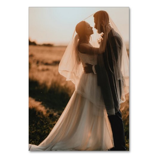 ⭐ FOTO TISCHNUMMER CARD - Overlay Opaque (Rückseite)