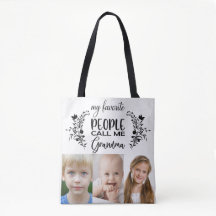 FOTO TOTE BAG FÜR GRANDMOTHER