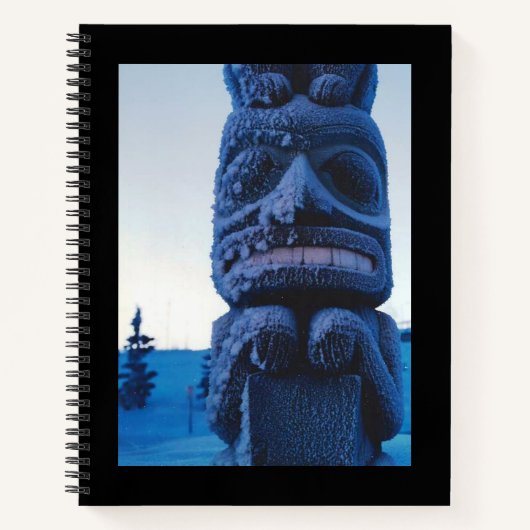 Foto "Totem Alaska" Notizbuch (Vorderseite)