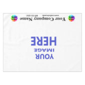 Foto Trade Show Tableclout Custom Logo Business Tischdecke (Vorderseite (Horizontal))