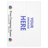 Foto Trade Show Tableclout Custom Logo Business Tischdecke (Vorderseite)
