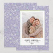 Foto Traditionelle Weihnachtskarte (Vorne/Hinten)