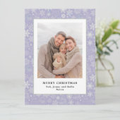 Foto Traditionelle Weihnachtskarte (Stehend Vorderseite)