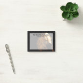 Foto-transparentes blondes Foto Post-it Klebezettel (Büro)