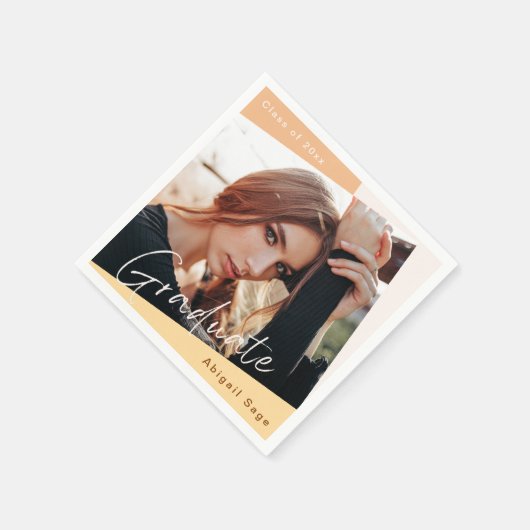 Foto Trendy Moderner Abschluss Serviette (Ecke)