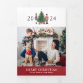 Foto Trifold-Urlaubskarte Dreifach Gefaltete Urlaubskarte (Cover)