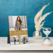 Foto Trio Collage auf Gold Abschluss Fotoplatte (Seite)