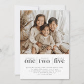 Foto Triple Joint Birthday Einladung (Vorderseite)