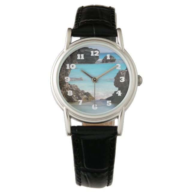 Foto Tropical Island Coast & Sea Armbanduhr (Vorderseite)