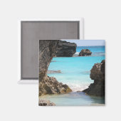 Foto Tropical Island Coast & Sea Magnet (Vorderseite/Rückseite)