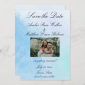 Foto "True Love Blue" Save The Date (Vorne/Hinten)