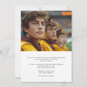 Foto-Typografie-Ankündigung Einladung (Rückseite)