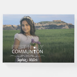 Foto Typografie Erste Heilige Kommunion - Gästebuc Gästebuch