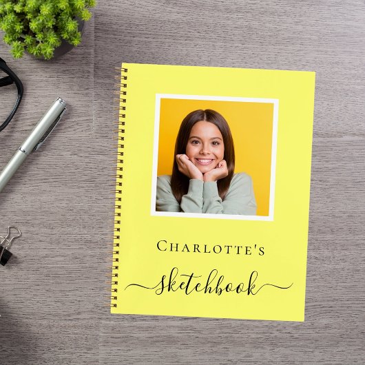 Foto-Typografie Notizblock