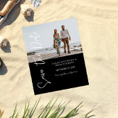 Foto Typografie Save the Date 4B Flyer