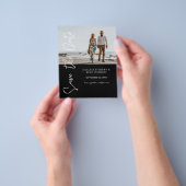 Foto Typografie Save the Date 4B Flyer (Gruppe)