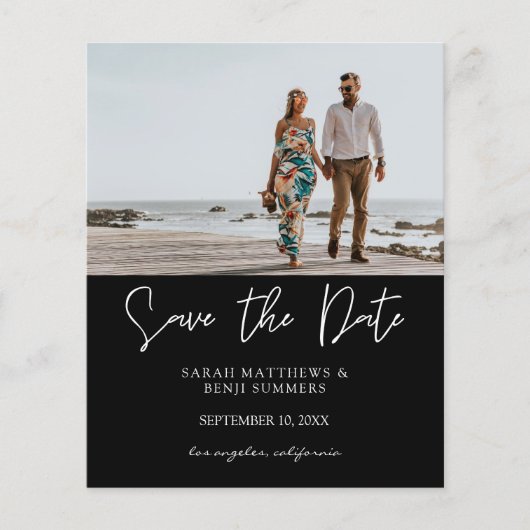 Foto Typografie Save the Date HB Flyer (Vorne)