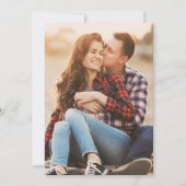 Foto Typografie Save the Date QR-Code Modern (Vorderseite)