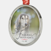 Foto Typografie Weihnachten Ornament Aus Metall (Links)