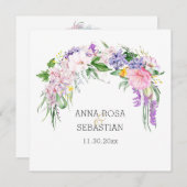 *~* FOTO UAWG AR12 QR Hochzeit Einladung (Vorne/Hinten)