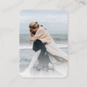 Foto-UAWG mit QR-Code-Skripteinschlusskarte Begleitkarte (Rückseite)