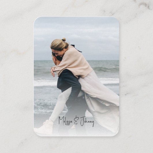 Foto-UAWG mit QR-Code-Skripteinschlusskarte Begleitkarte (Rückseite)