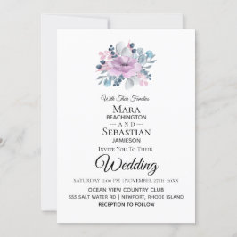 *~* Foto - UAWG - QR BOUQUET Hochzeit Einladung