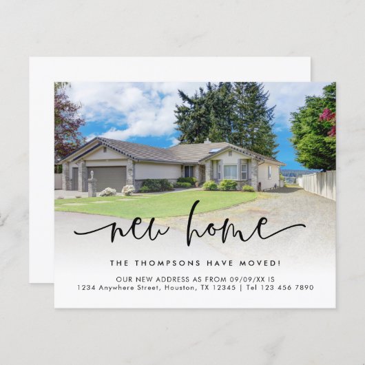 Foto überlagern Skript Neue Zuhause-Adresse (Vorne/Hinten)