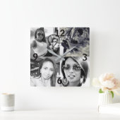 Foto-Uhr Quadratische Wanduhr (Zuhause)