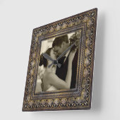 Foto-Uhr Quadratische Wanduhr (Winkel)