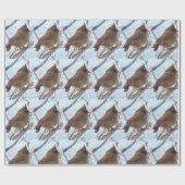 Foto-Umschlagpapier für den nördlichen Kardinal Geschenkpapier (Flach)