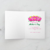 Foto und Aquarellbilder zum Muttertag Karte (Innenseite)